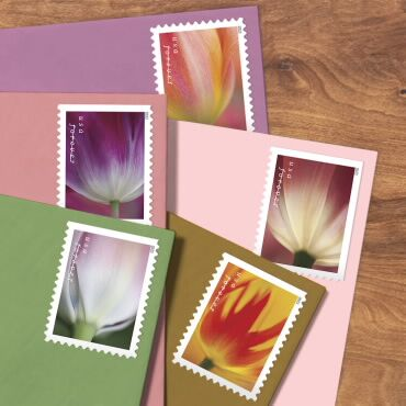 Tulips Blossom on New Forever Stamps - Forever