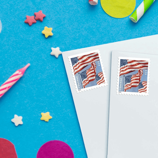 Flag 2022 Booklet Forever Stamps - 5 Booklets / 100 Pcs - Forever