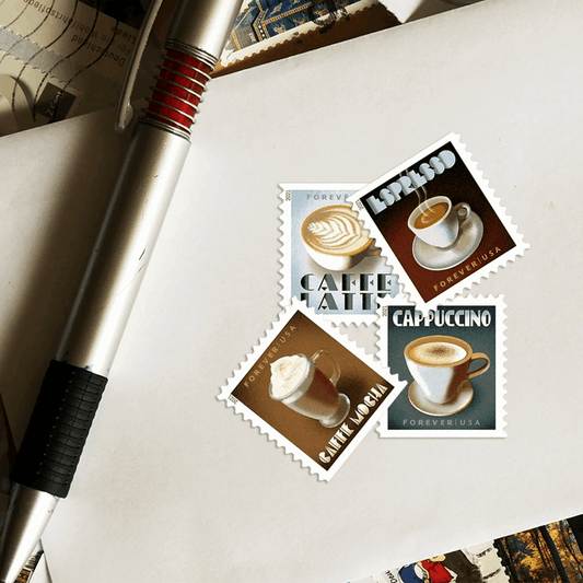 Coffee Forever Stamps 2021 (5 Sheet 100pcs) - Forever