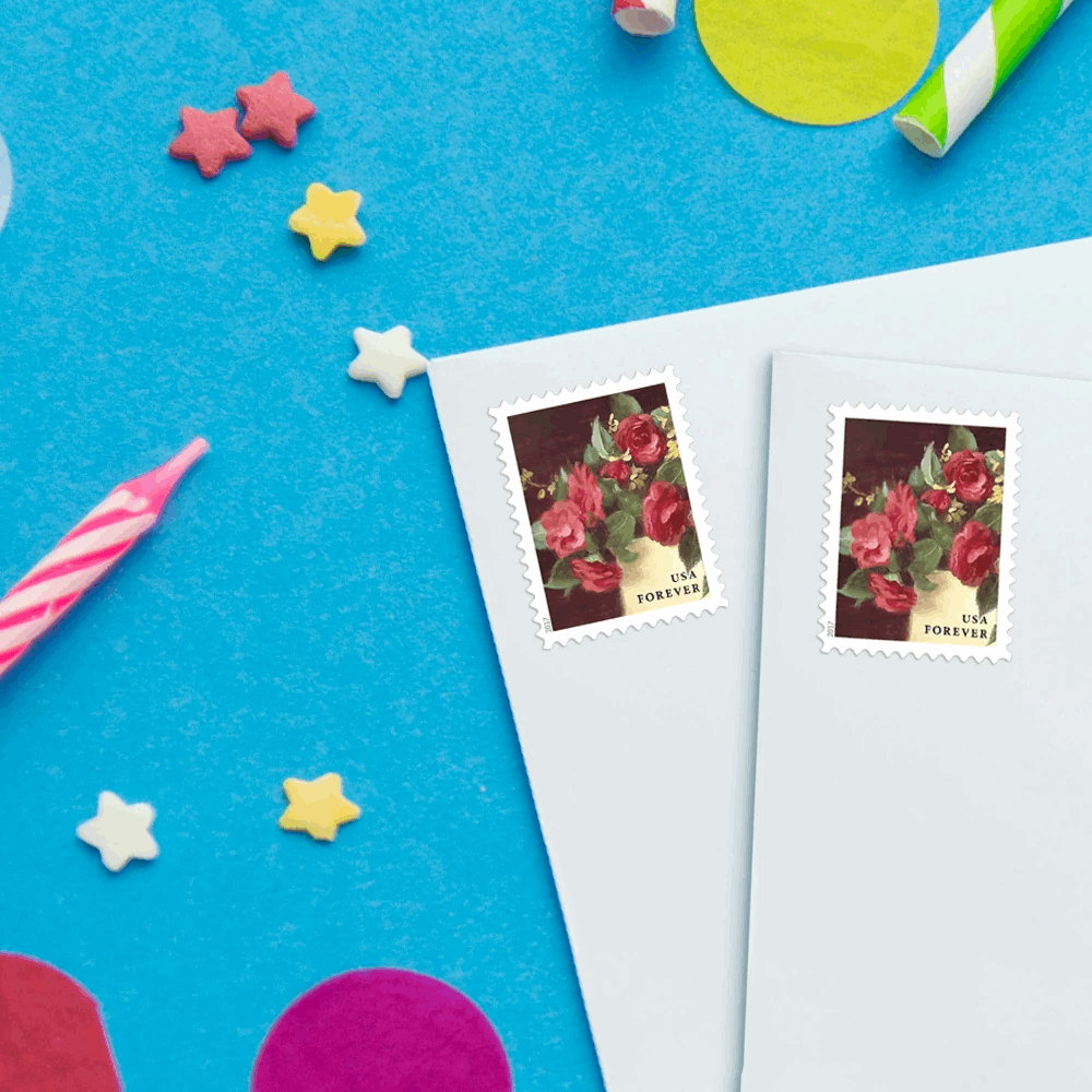 Garden Flowers Forever Stamps 2017 -100Pcs - Forever