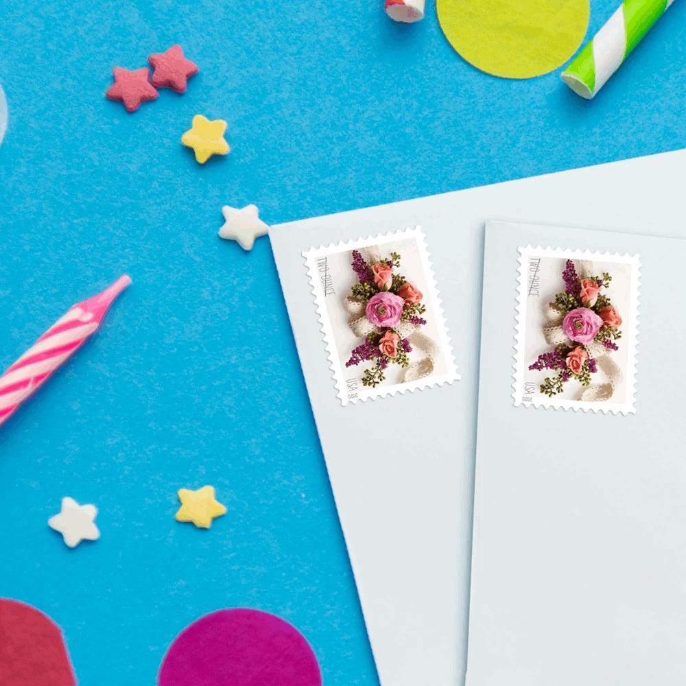 2020 Garden Corsage Forever Stamps 100pcs - Forever