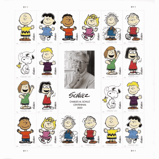 M. Schulz 2022 - 5 Sheets / 100 Pcs - Forever