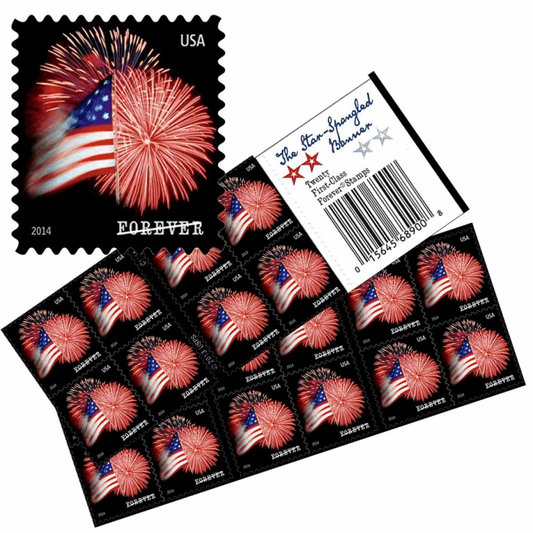 Star-Spangled Banner (5 Sheets of 20)100pcs - Forever