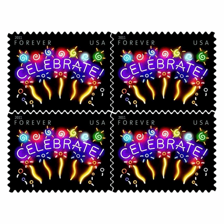 2011 Celebrate Forever Stamps 100pcs - Forever