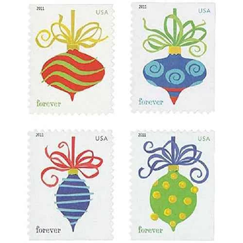 Holiday Baubles 2011 Forever Stamps 100 pcs - Forever