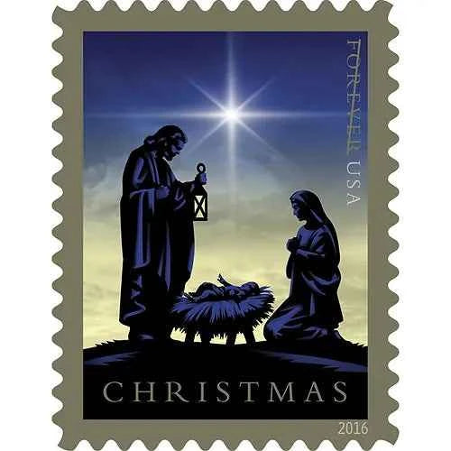 Nativity Stamps 2016 Forever Stamps 100 pcs - Forever