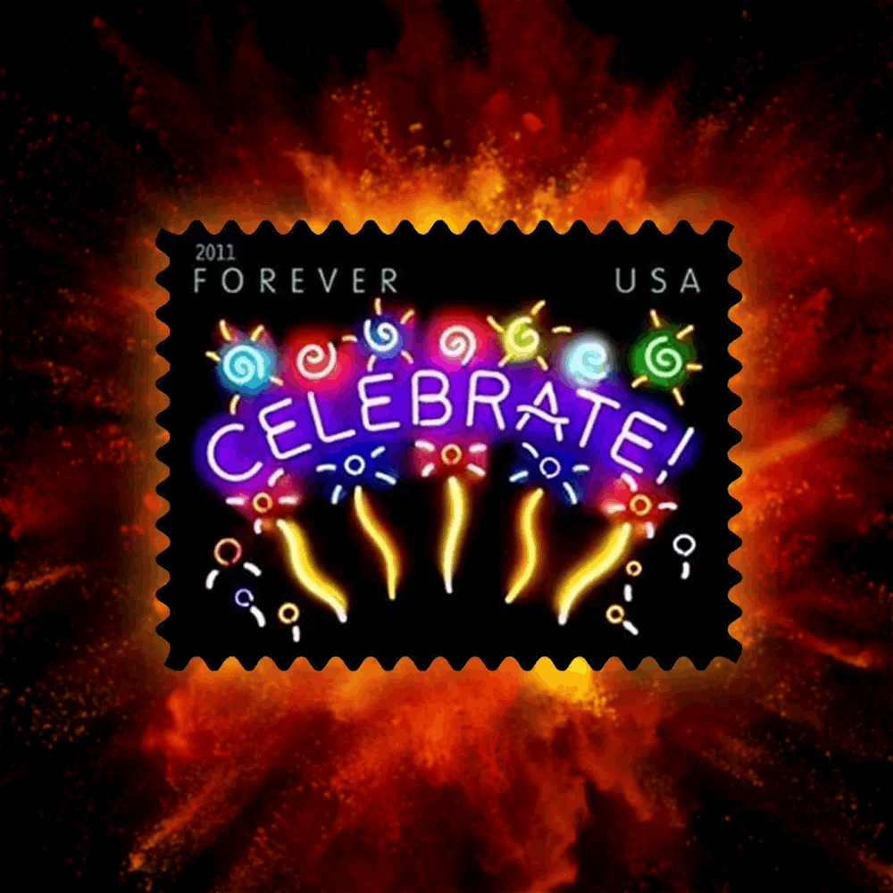 2011 Celebrate Forever Stamps 100pcs - Forever
