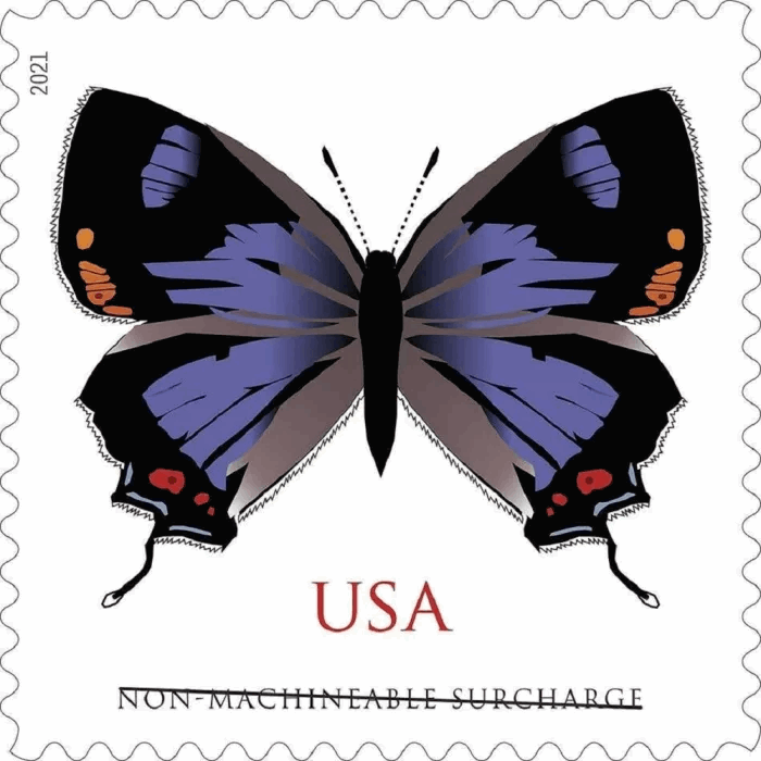 Colorado Hairstreak Stamps Butterfly Wedding Celebration Anniversary Flowers Party (100 Stamps) - Forever