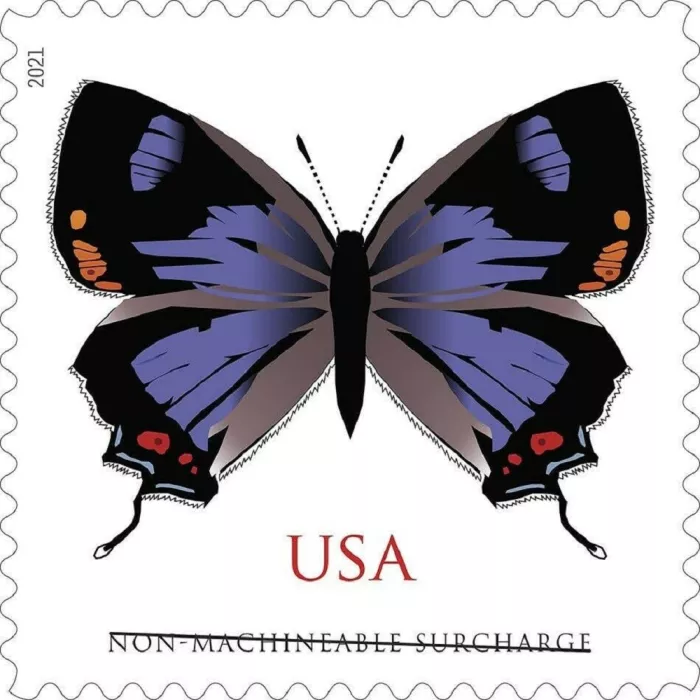 Colorado Hairstreak Forever Postage Stamps 5 Sheets of 20 US Postal First Class Butterfly Wedding Celebration Anniversary Flowers Party (100 Stamps)