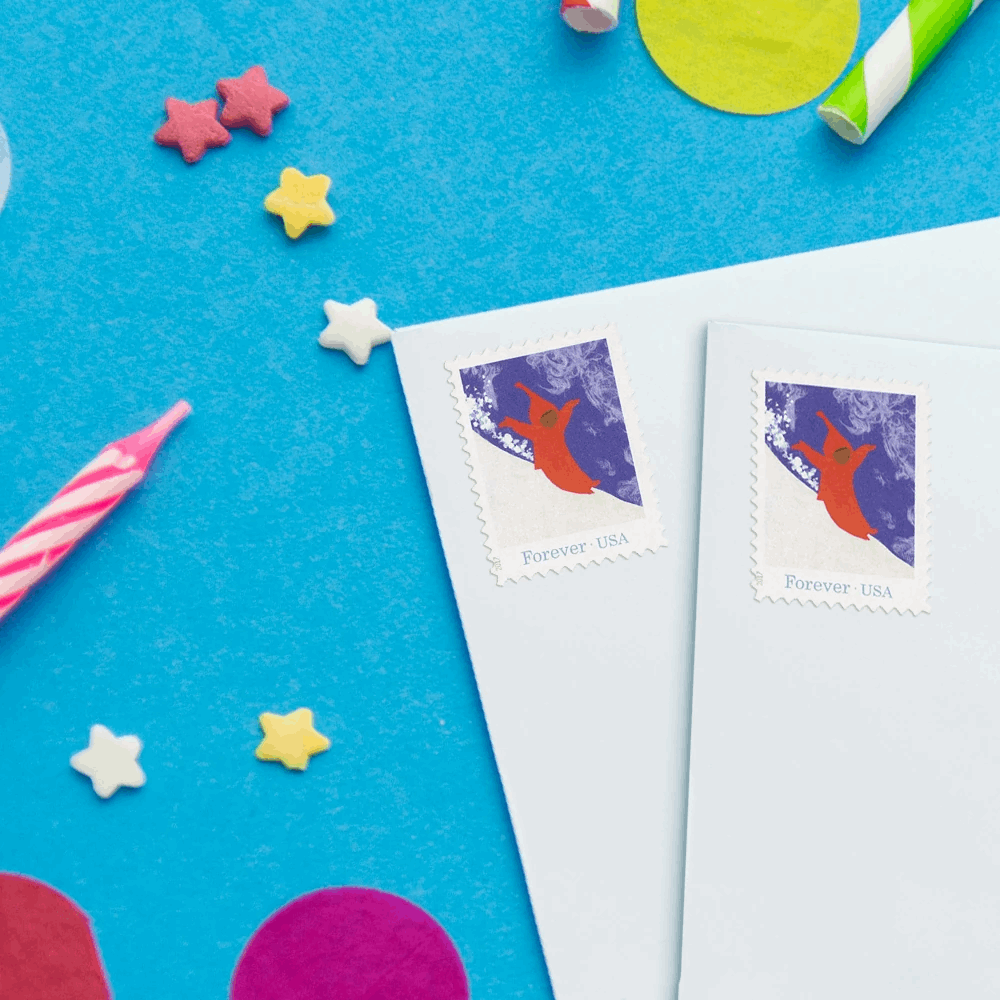 Snowy Day Forever Stamps 2017 -100Pcs - Forever
