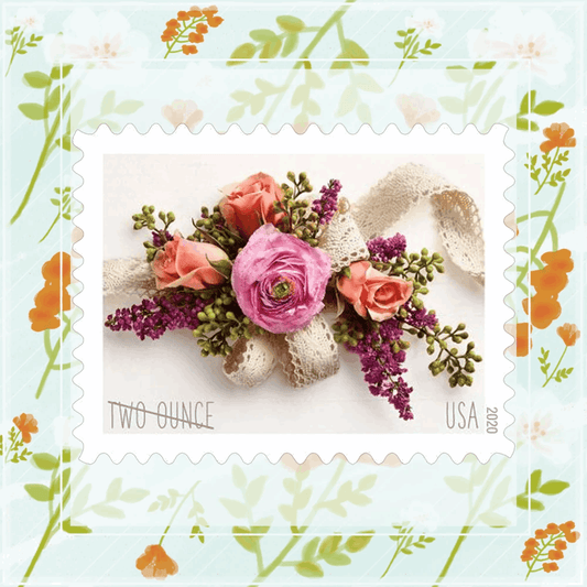 2020 Garden Corsage Forever Stamps 100pcs - Forever