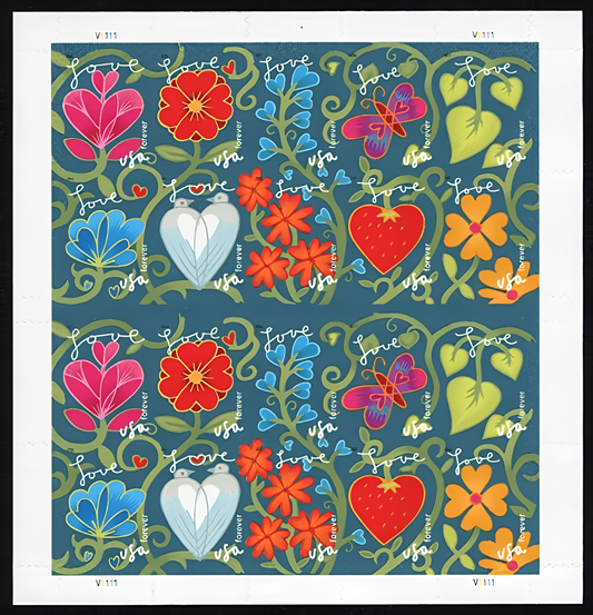 2011 Garden of Love Forever stamps