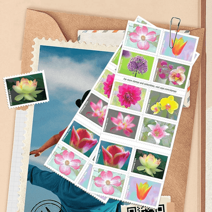 Garden Beauty: Forever Stamps Sheet of 20(5 Sheet 100pcs) - Forever