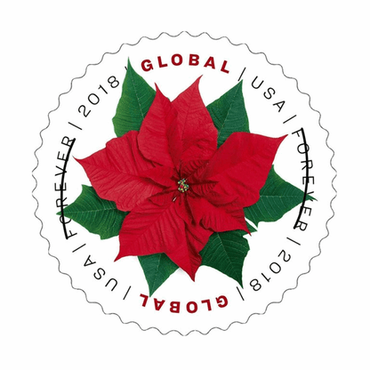 Global: Poinsettia Sheet 10pcs (10 sheets 100pcs) - Forever