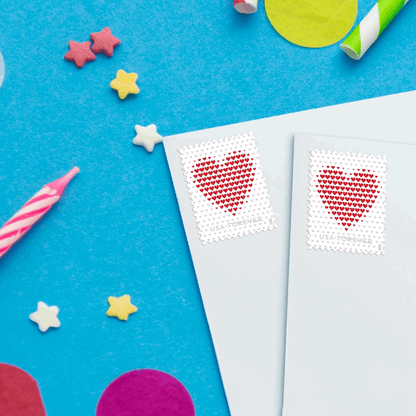 Made of Hearts  Postage Stamps (5 Sheets of 100pcs) - Forever