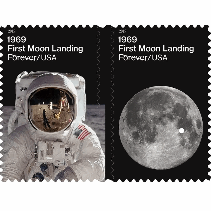First Moon Landing 2019 - 510 Sheets /120 Pcs - Forever