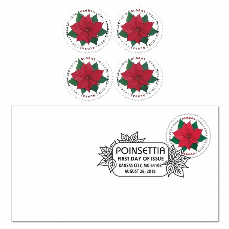 Global: Poinsettia Sheet 10pcs (10 sheets 100pcs) - Forever
