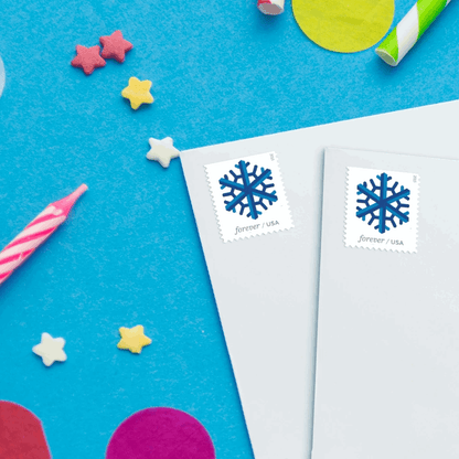 Geometric Snowflakes 5 sheets Of 100pcs - Forever