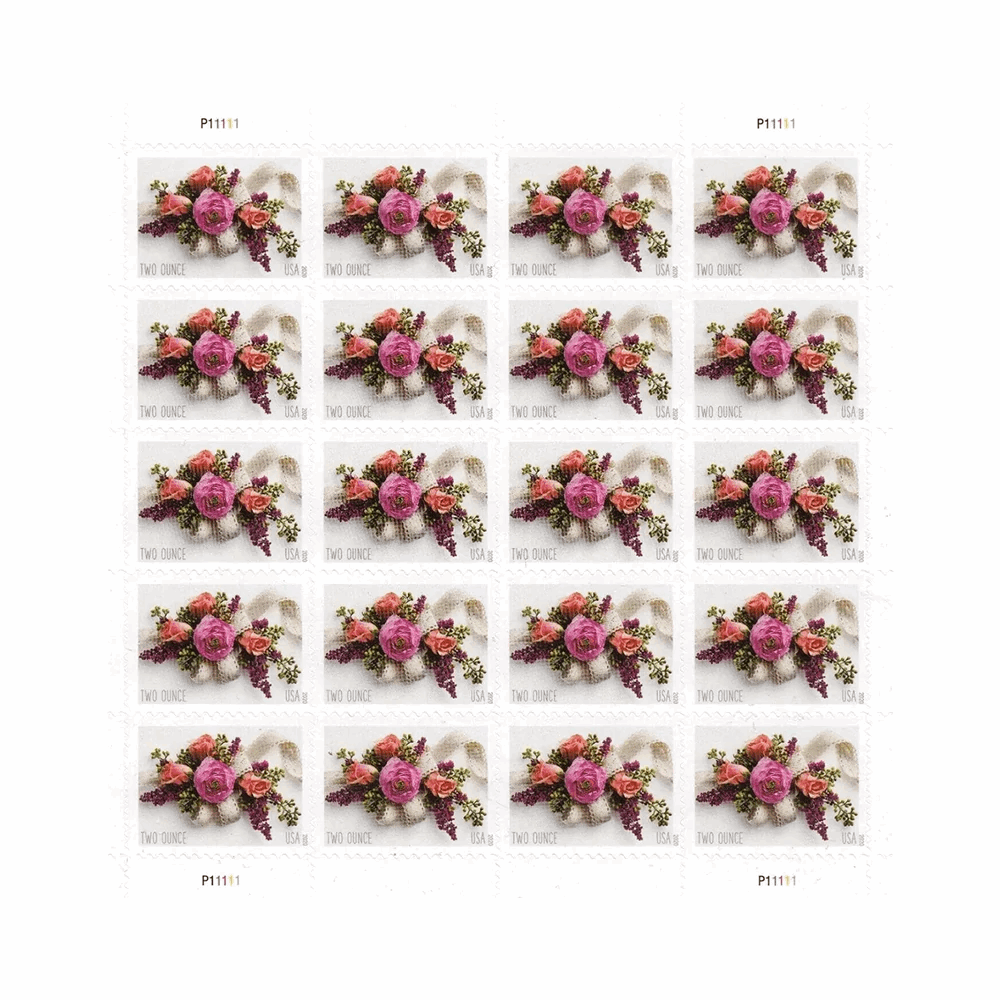 2020 Garden Corsage Forever Stamps 100pcs - Forever