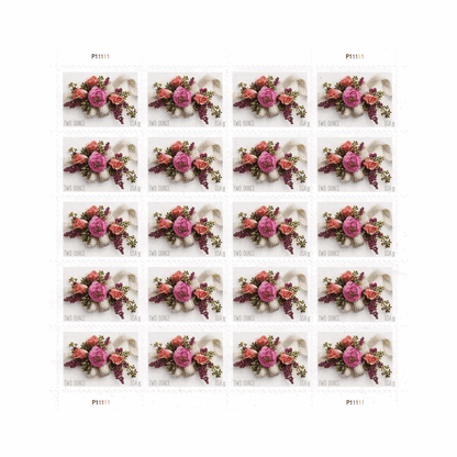 2020 Garden Corsage Forever Stamps 100pcs - Forever