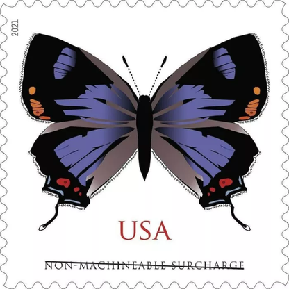 Colorado Hairstreak Forever Postage Stamps 5 Sheets of 20 US Postal First Class Butterfly Wedding Celebration Anniversary Flowers Party (100 Stamps)