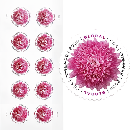 2020 Global Chrysanthemum stamps