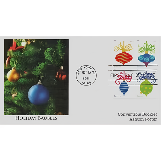 2011 Holiday Baubles Forever stamps