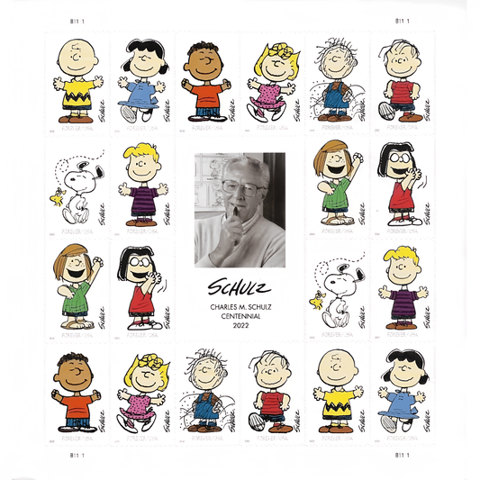 2022 Charles M. Schulz Forever stamps