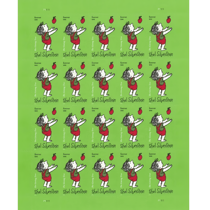 Sheet of 2022 Shel Silverstein Forever stamps