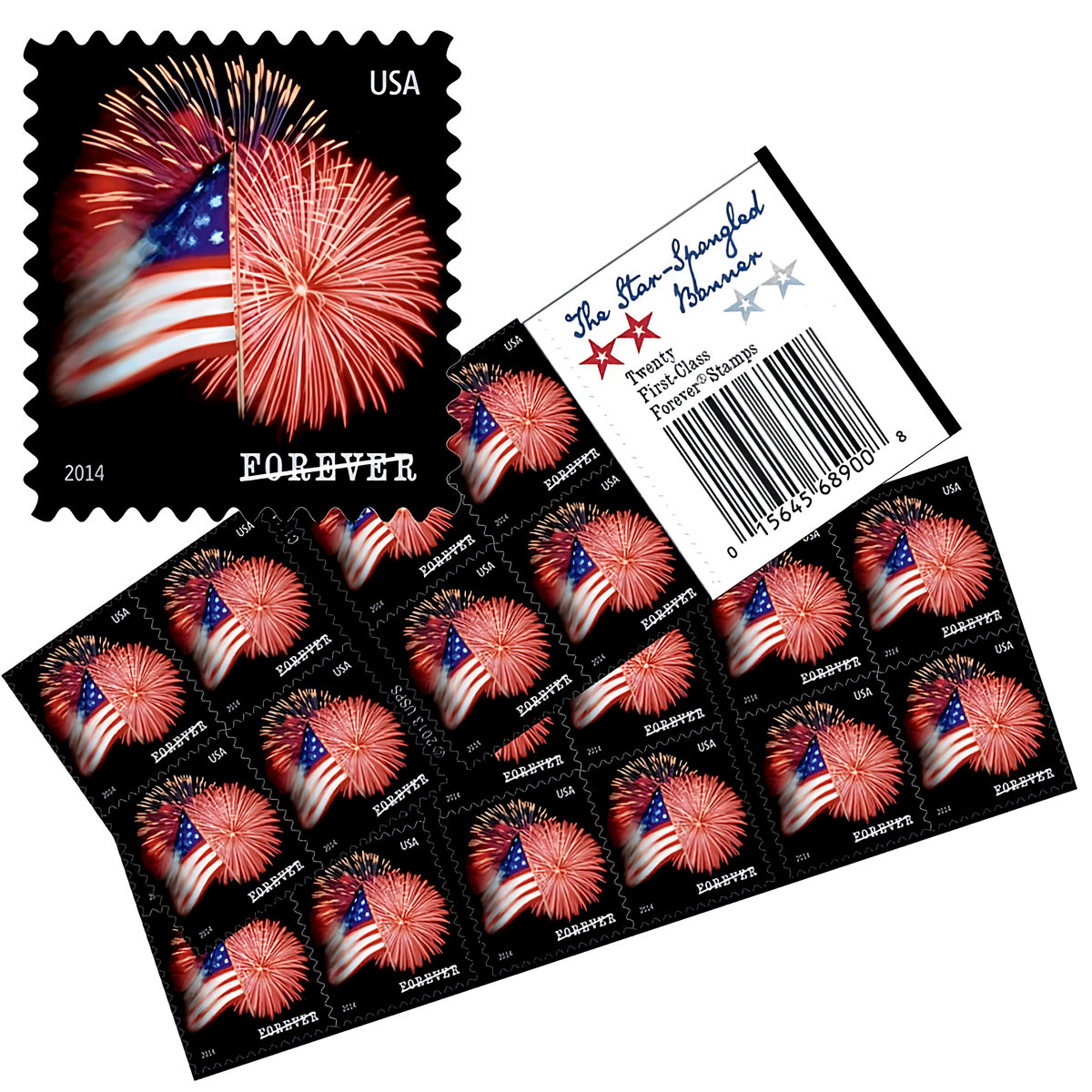 2014 Star-Spangled Banner Forever stamps