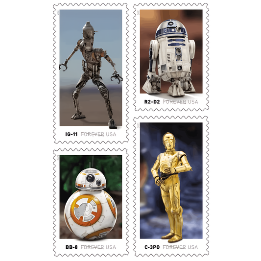 2021 Star Wars Droids Forever stamps
