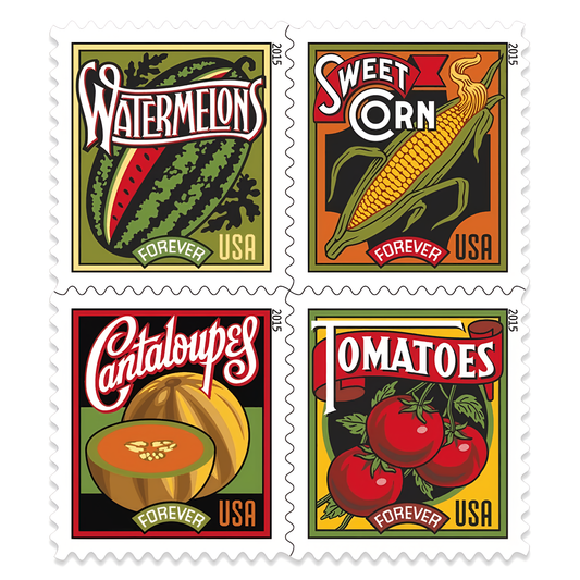 2015 Summer Harvest Forever stamps