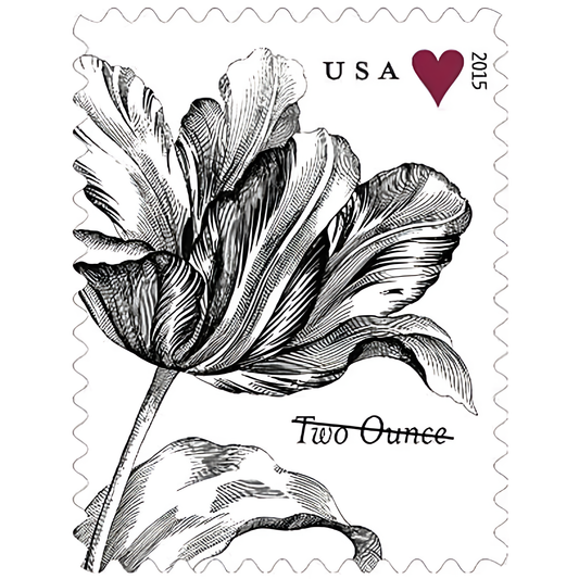 2015 Vintage Tulip Two-Ounce stamps